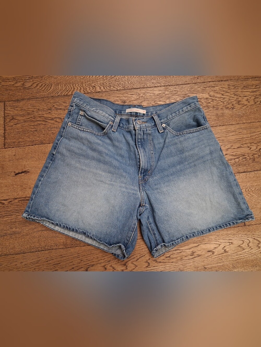 Levi’s '94 Baggy Shorts Womens Size 31 Blue 100% Cotton Denim Jean Shorts